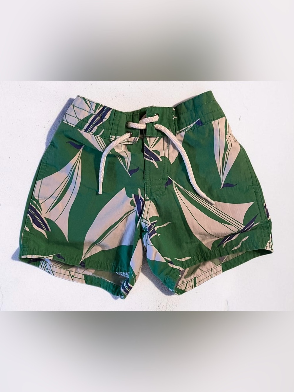 Ralph Lauren Tropical Print Swim Shorts with Strings Boys Size 2T